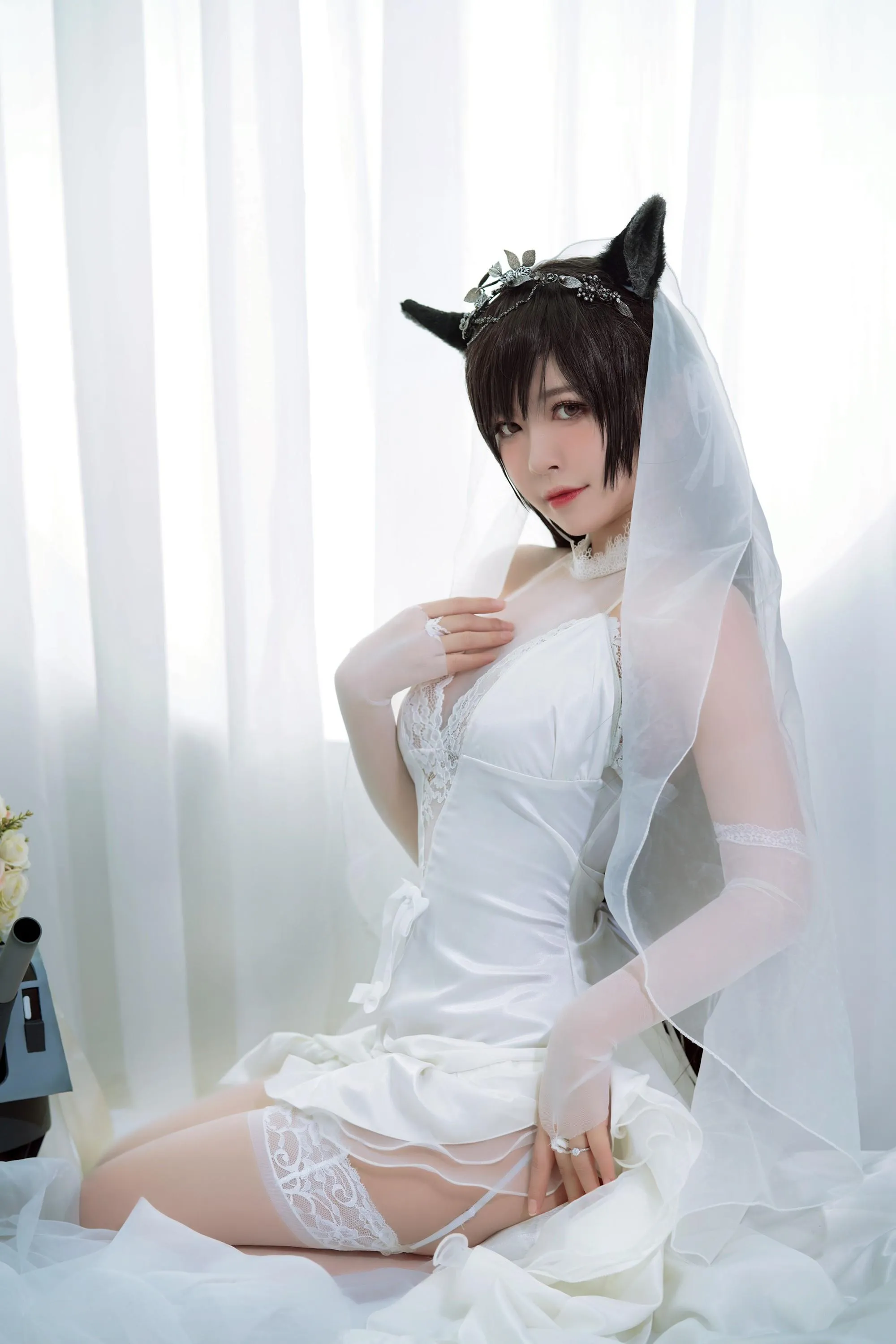 半半子 – NO.25 爱宕花嫁 [30P]插图1